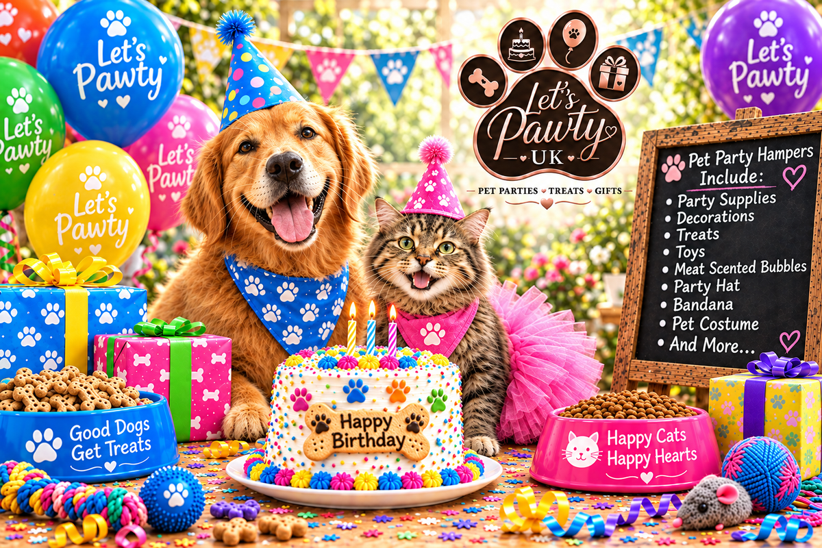 Let's Pawty UK Banner - Let's Pawty Balloons